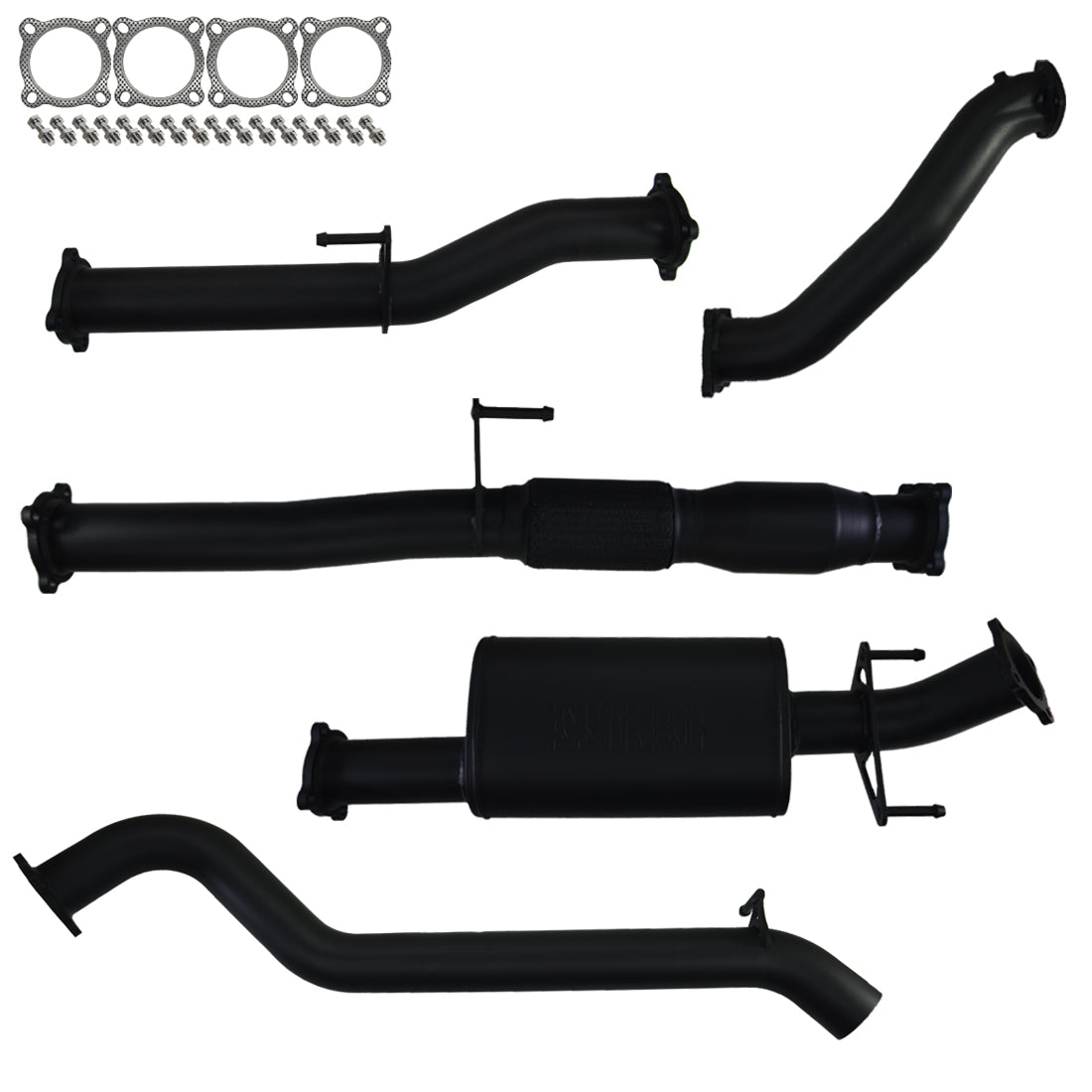 Toyota Hilux N70 3' Turbo Back Exhaust With Cat