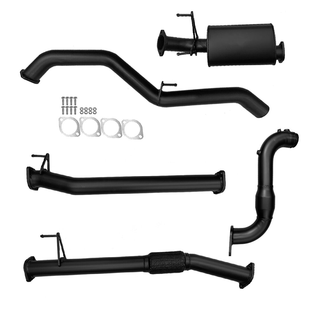 Isuzu D-Max 2017 - 2020 Exhaust 3" Turbo Back with Cat