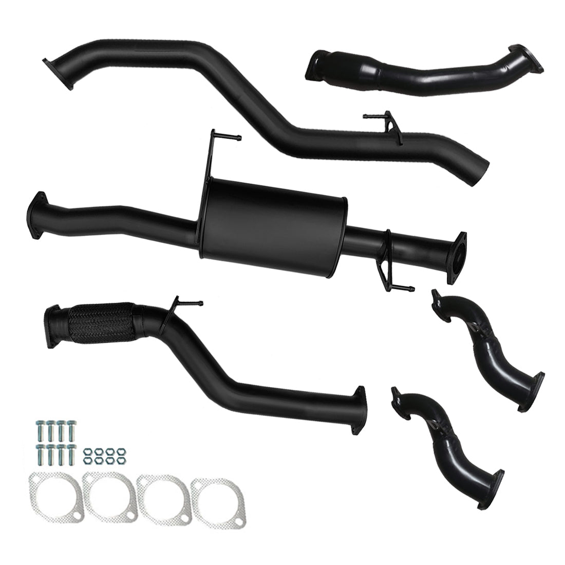 Holden RC Colorado 2007-2012 3" Exhaust Turbo Back with Cat