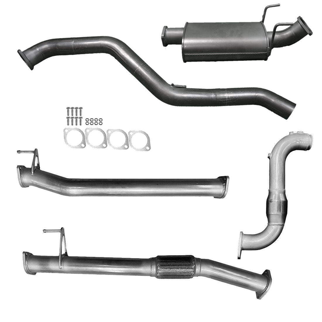 Isuzu D-Max 2017 - 2020 Exhaust 3" Turbo Back with Cat