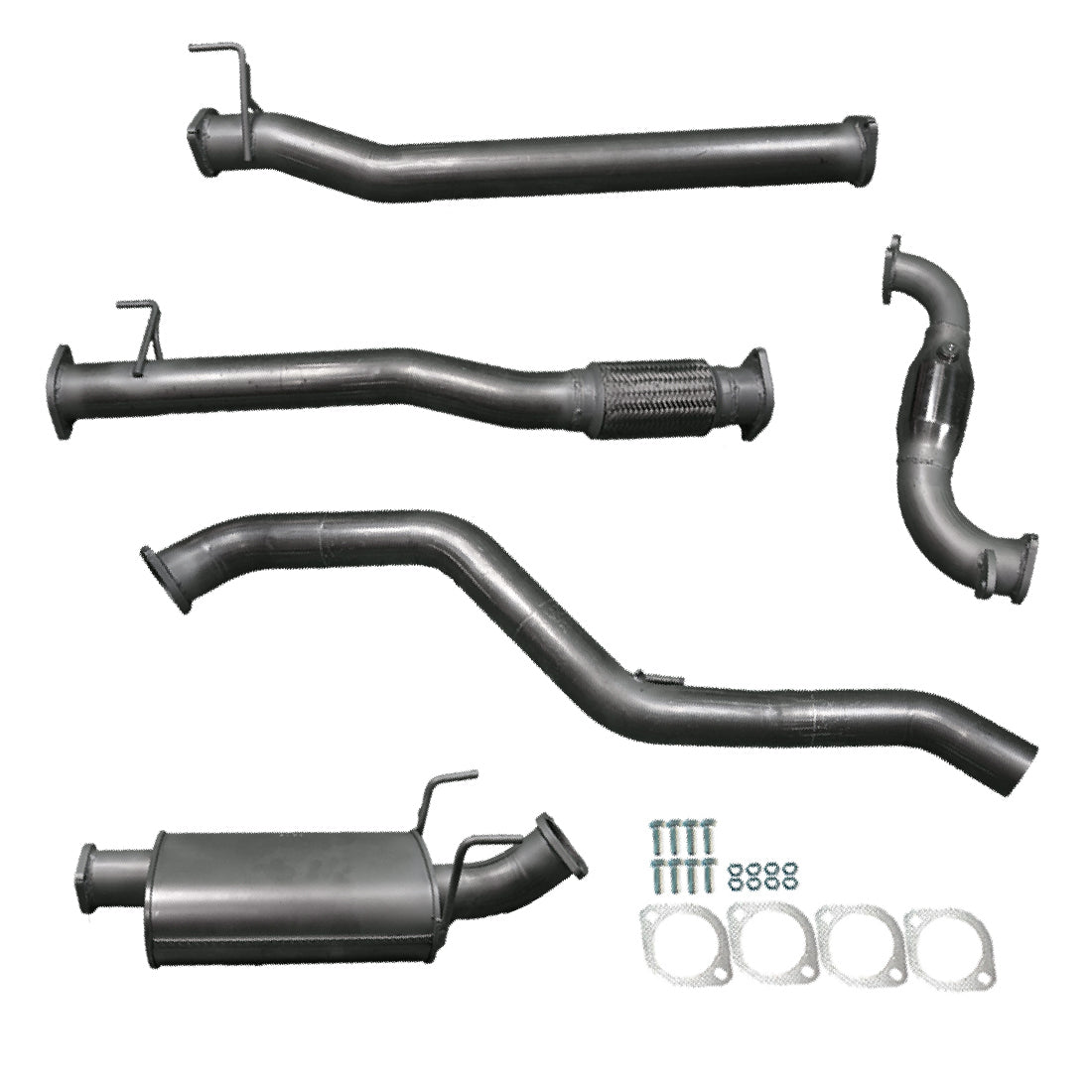 Isuzu D-Max 2012-2016 Exhaust 3" Turbo Back with Cat