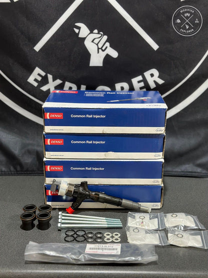 Toyota Hilux N70 1KD Genuine Denso Injectors with +30's