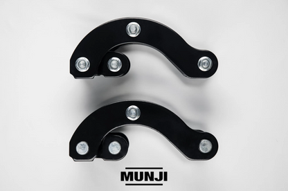 MUNJI - SHACKLES - 2" EXTENDED SOFT-RIDE (ADDITIONAL 2" LIFT TO VEHICLE) (EARLY HOLDEN / ISUZU)